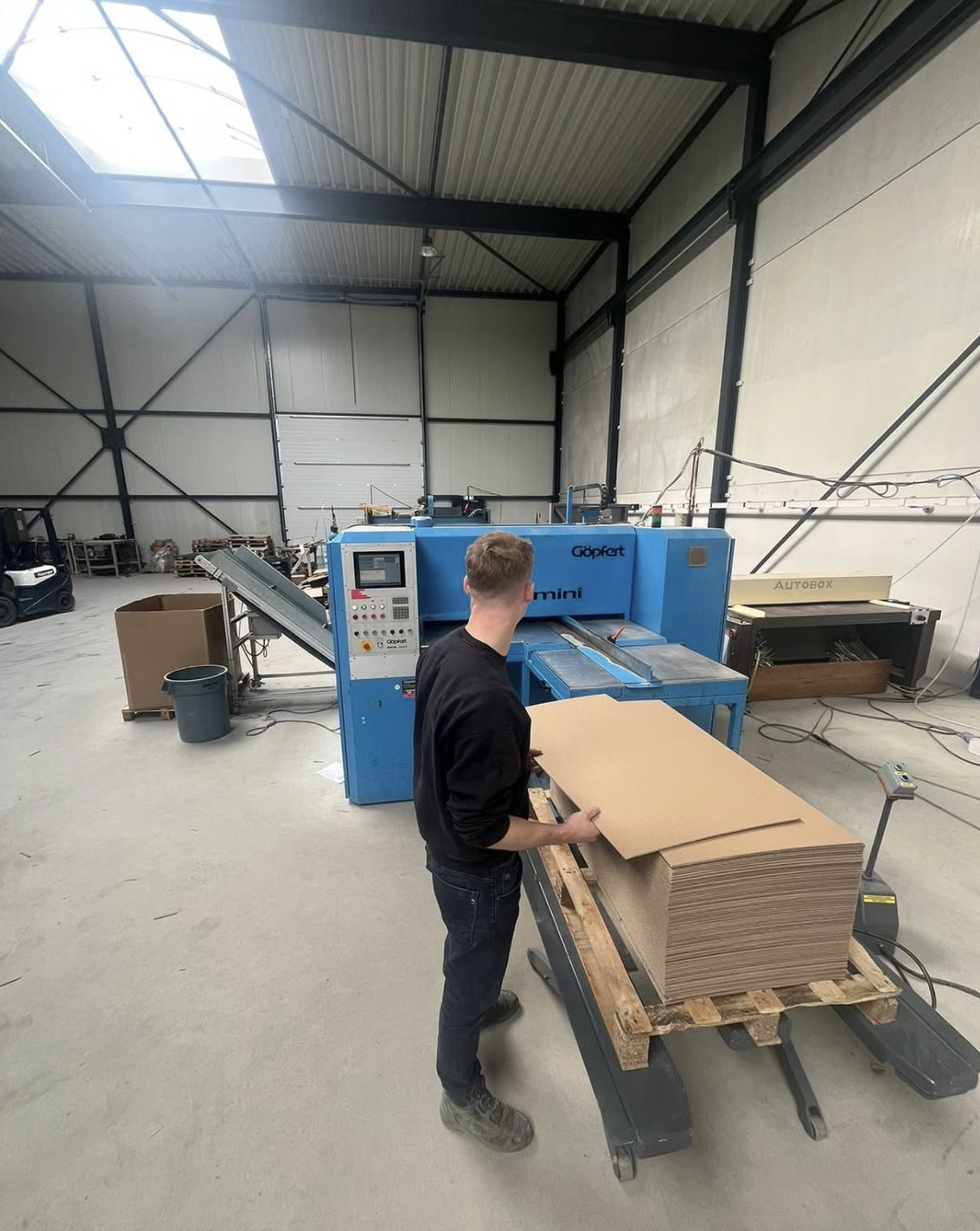 Boxmaker in actie